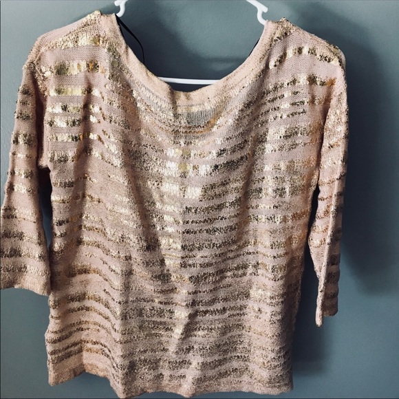 H&M pink gold sweater - Picture 6 of 7
